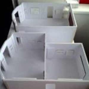 Cardboard model of Kennaway House
