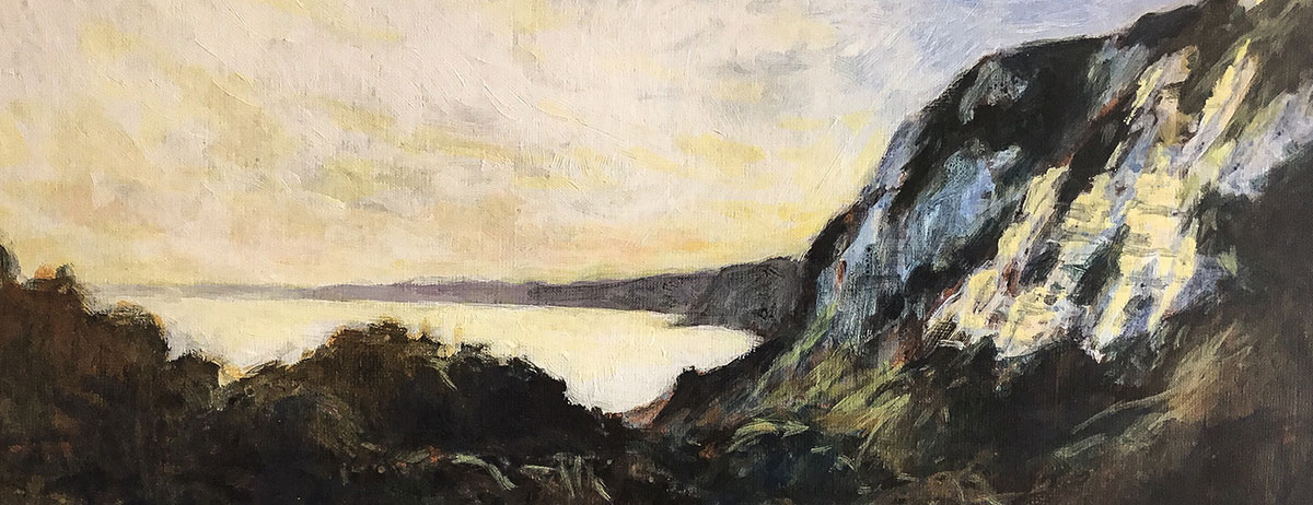 Stairway to Heaven painting of coast